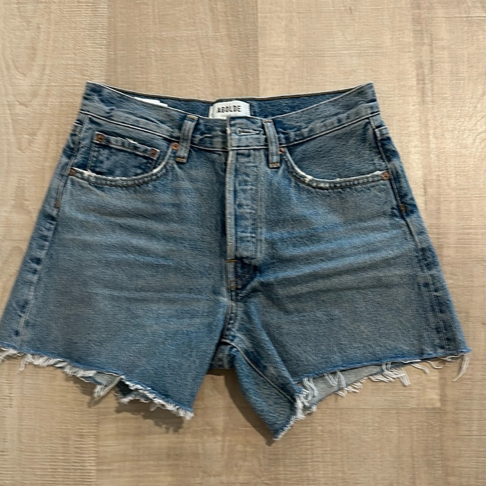 Agolde cut off jeans